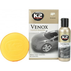 Поліроль для відновлення лакофарбових покриттів 180ml "K2" Gold Venox G0501 (молочко) з губкою