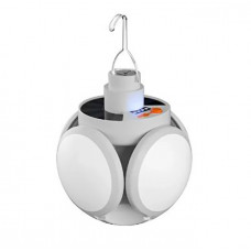 Ліхтар кемпінг X-Balong BL-2029 з сонячною панеллю, гачок, акб, USB 5v