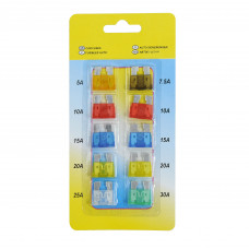 Запобіжники стандарт від 5-30А (10шт) SKT-0007 (QY194)