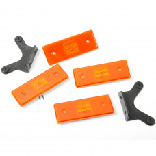 Габарит - помаранчевий - 110х42мм - 12/24V Led 4 діоди+пластиковий кроншт.- "Thoc Auto" ТН-941 (4шт)