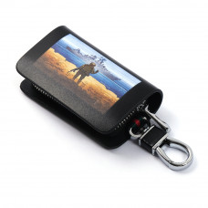 Чохол для ключів з карабіном "Русский военный корабль..." 90х50мм