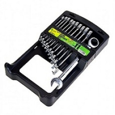 Набір ключів комбінованих тріскачка (11шт) 8-19мм "Alloid" (НК-2081-11) (10шт/уп)