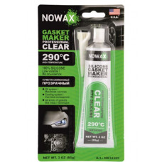 Герметик-прокладок Прозорий 85g "Nowax" NX34309/+290°С (12шт/уп) (144/ящ)