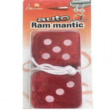 Освіжувач "Кубики" червоні полуниця (2шт/бл.) 12шт/ящ.