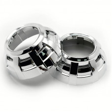 Маска під лінзу Sigma 3" Z112 Хром (2шт)