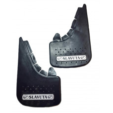 Бризковики малі "SLAVUTA" Серебренн. напис + М'який бриз-к із видавлен. шипами "Елегант"(2шт)
