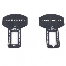 Заглушка ременя безпеки нейлон "Infiniti" (2шт/уп)