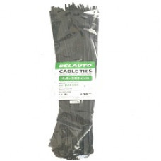 Хомут пласт.чорний 150*2,5 "Білавто" (100 ШТ)