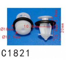 Кліпси C1821 обшивки дверей TOYOTA, LEXUS (67773-0E020, 677730E020, 15591)( уп. 100 шт)