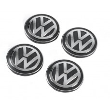 Ковпачки на титани "VW" (65/56мм) чорний 5G0601171