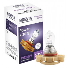 Лампа 12V (цок.PG20/3) PS24W + 30% "Brevia" (12224C)
