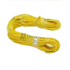 Провід перетином d=1,0 жовтий (50м)