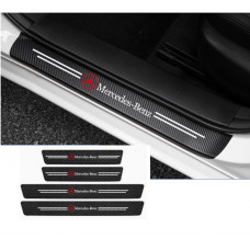 Плівка захисна на Пороги Карбон 4D Mercedes