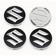 Ковпачки на титани "Suzuki" (58/55мм) Чорний 5208K58