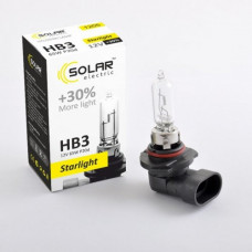 Лампа 12V HB3 65W + 30% Starlight "Solar" (1шт) (1205)