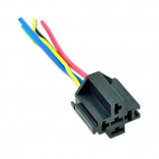 Роз'єм реле 4/5 контактний з проводами SQ-1270 20-40А 127043 (з'єднувальні)