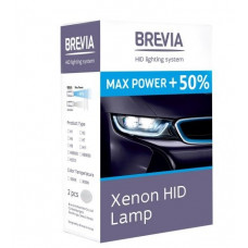 Лампа Ксенон H7 5500K 35W "Brevia" 12750MP +50% MaxPower (2шт)
