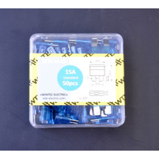 Запобіжники стандарт 15A "WTE" U-15 (50шт/уп)