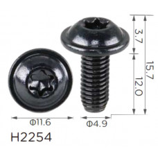 Гвинт H2254 VOLKSWAGEN, SKODA (N90944604, 19204) ( уп. 100 шт.)