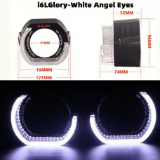 LED-маска з ангельськими вічками 2.5"/12v/6000k/White/R6-L(2шт.)