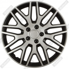Ковпаки Elegant "DAKAR SILVER & BLACK " 13" (4 шт./уп)