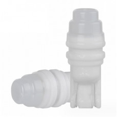 Світлодіод 12V Т10 Білий SMD 3-2835 Прозора Кераміка-Піраміда +250Lm №28