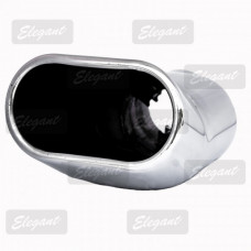 Насадка глушника 0361 Вигнута Ø 57х175мм "Elegant" EL 106012 (20шт/ящ)!