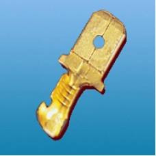 Наконечник "Тато" 6,3мм з фіксатором (300шт/0,30мм) довгий Туреччина СТАНДАРТ TT1301.2