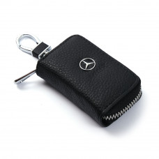 Чохол для ключів з карабіном Mercedes (Шкіра)