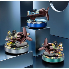 Ароматизатор на сонячній панелі "Літак з пілотом" 10мл XY-2 (Ocean)