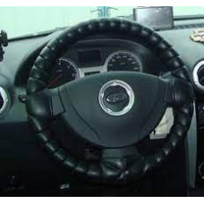 Чохол на кермо б/к шкір.зам. "M" паралон D=38/E= 9см/A=120см BK