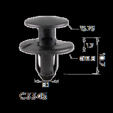 Кліпси C3345 обшивки/бампер GM 11612035 (100шт)