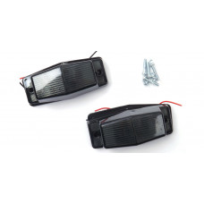 Повторний поворот універсальний жовтий димчатий (2 патрони під лам.) 13х6х4см"FormPlas" FR0222 (2шт)