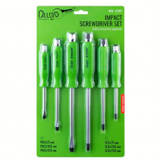 Набір викруток 6од. "Alloid" НОУ-22201 Ударні хрест та шліц