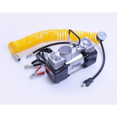 Компресор - два цилінди - "Force" MAXI 100090 - 12v - 300вт - 60л - 10атм - 18А - 7,5м. шланг (4/ящ)