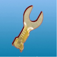 Наконечник вилка під провід перерізом 2.5 6мм (100шт/38,2) Туреччина