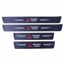Плівка захисна на Пороги Карбон 4D Mitsubishi