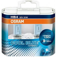 Лампа 12V HB4 51W 4200K +20% Cool Blue "Osram" (Box-2шт) (9006 CBI-BOX) (синя уп)