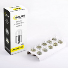 Лампа 24V (цок.BA15s) R10W "Solar" (2455) (уп.10шт)