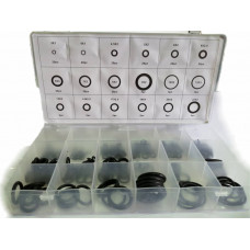 Набір гумових кілець 53-157 (225од.) (чорні каблучки)