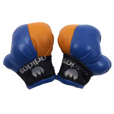 BOX рукавички на дзеркало заднього виду, малі синьо-жовті "Nike" / "Adidas"