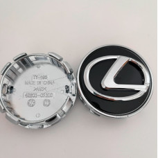 Ковпачки на титани "Lexus" (62/56мм) Чорний TY-195 (42603-02320)