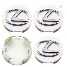 Ковпачки на титани "Lexus" (62/56мм) Сірий