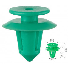 Кліпси C1220 оздоблення дверей внутрішня Sprinter/Vito зелені ( уп. 50 шт)