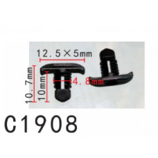 Кліпси C1908 ущільнювача VW, SEAT, FORD, AUDI (251823717, 251 823 717, 10661) (уп. 100шт.)