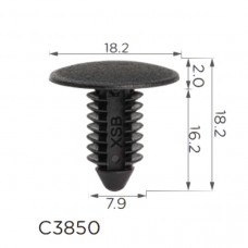 Кліпси C3850 обшивки дверей Hyundai,KIA (8574606000, 85746-06000-LX) ( уп. 100 шт)
