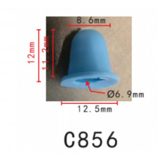 Кліпси C0856 VW,AUDI,FIAT,BMW,LANCIA,PORSCHE (1H0853586, 51131960127, 1H0-853-586, 14075) (уп.100шт)