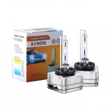 Лампа Ксенон D3S(цоколь пластик) 6000K 35W "Super Vision" (2шт)