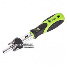 Викрутка реверсивна з комплектом насадок 7в1 "Alloid" (ОУ-7П)