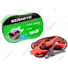 Пускові дроти 600А 5м "БІЛАВТО" (BP60) / щільна сумка (TPR Ізоляція) (6шт/ящ)